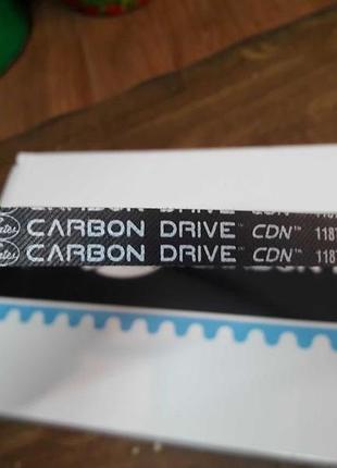 Ремінь gates carbon drive cdn 118t чорний, новий