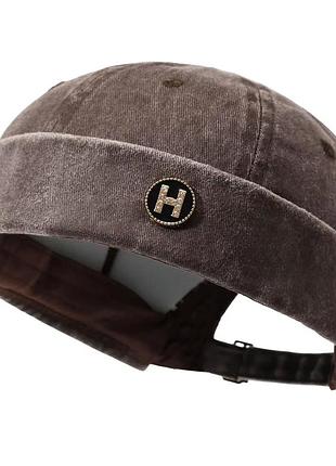 Кепка без козырька / шапка бини / docker cap / докерка h