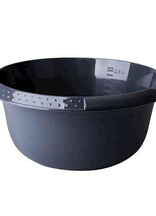 Миска пл. 2,75л гранит тм алеана