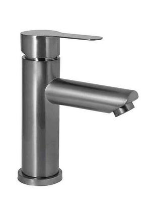 Смеситель на умывальник графит низкий pure 001f (k35) bripur001fgrp тм brinex