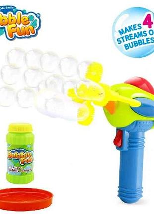 Набір для бульбашок на батарейках літачок (19x8x24,7см) тм bubble fun