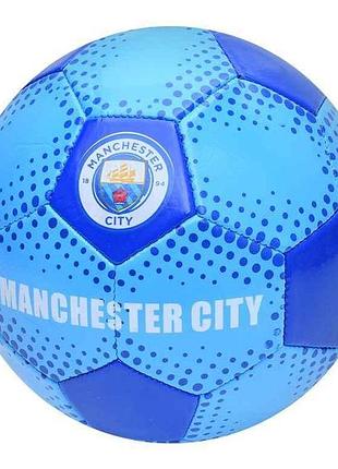 Мяч футбольный размер 5 пвх вес 280г manchester city en 3308 тм metr
