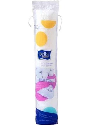 Ватні диски 120шт сotton круглі тм bella