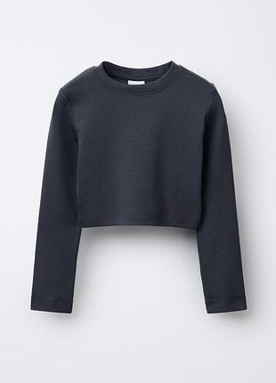 Реглан футболка zara вкорочена