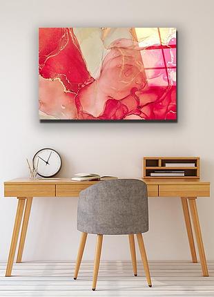 Картина на стекле "акварельные мотивы мрамора" 45х30см (pic-147-00)