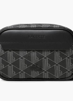 Сумка lacoste чорна месенджер lacoste через плече сумка чоловіча лакоста менша
