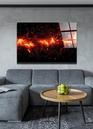 Картина на стекле "искра пламени" 45х30см (pic-174-00)