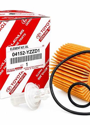 Фильтр масляный вставка toyota 2ar-fe/2gr-fe/2gr-fxe/8ar-fts/1nd-tv (04152yzzd1)