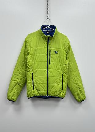 Утеплена куртка salewa puez primaloft jacket green/blue