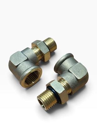 Соединитель двойник угловой m14x1,5*м16х1,5