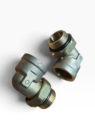 Соединитель двойник угловой m22x1,5*м22х1,5