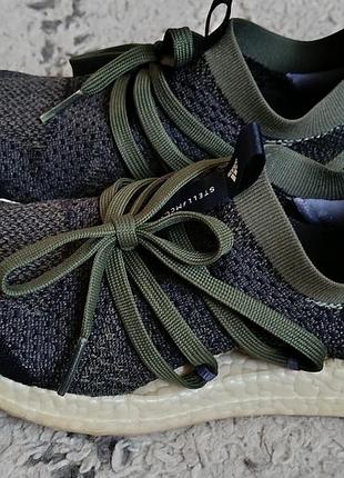 Жіночі кросівки adidas by stella mccartney ultraboost x (хакі / темно-синій) — розмір us 7.5 / eur 39⅓ / 24.5 см