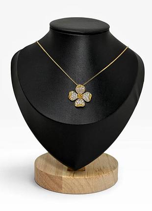 Кулон в виде кизила на цепочке от trifari crown. сша, конец 1950х - 1960 гг.