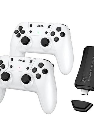 Игровая консоль hoco tga31 collection game box с двумя беспроводными контроллерами черная для ретро-игр black