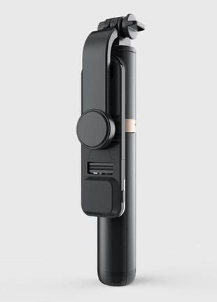 Монопод selfie stick q03s black з led-підсвіткою і штативом для смартфонів до 76 см чорний