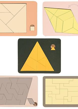 Детская интерактивная головоломка ummi wooden puzzle random application