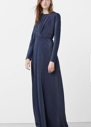 Элегантное вечернее макси платье mango.