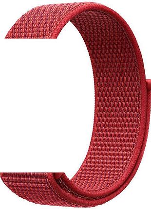 Ремінець nylon для smart watch 20mm червоний / red