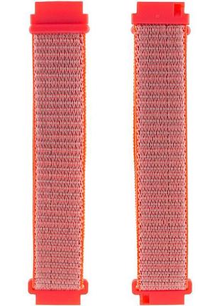 Ремінець nylon для smart watch 20mm рожевий / hot pink