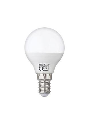 Лампа светодиодная шар 8w е14 4200к horoz electric