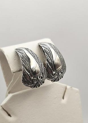 Сережки серебряные "милена" 6,11 г