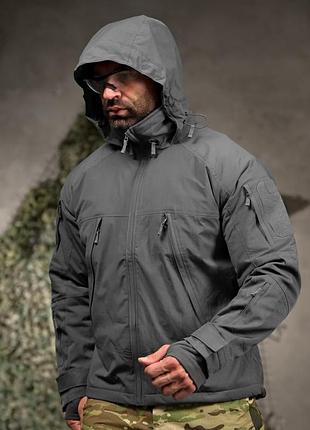 Зимова тактична куртка call dragon delta ol 4.0 tactical winter jacket grey — чоловіча тепла військова куртка сіра