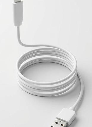 Кабель gelius usb-a to type-c (1m) (12w) белый