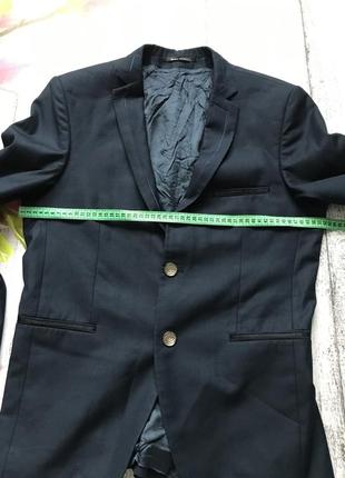 Крутой костюм пиджак брюки зауженные marco menti размер m{48}