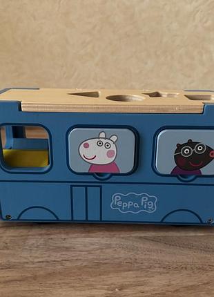 Автобус-сортер peppa 2