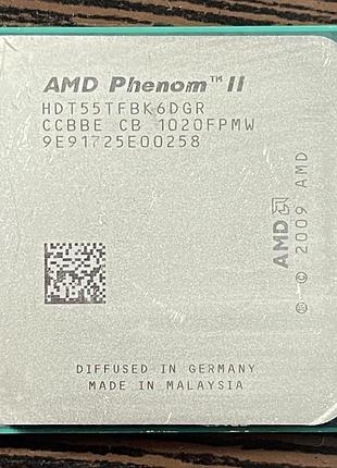 Процесор amd phenom ii x6 1055t 6 ядер 6 потоків am3 до 3.3 ггц 125 вт б/в