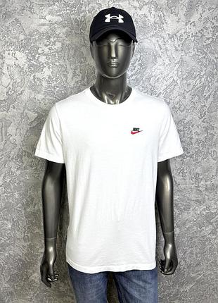 Nike tee футболка xl размер спортивная белая