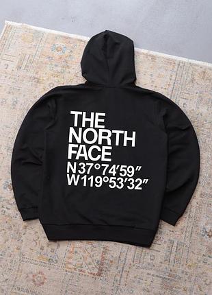 Худи черный tnf-координаты осень