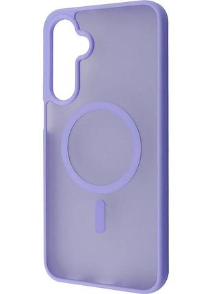 Чохол wave matte color case with magnetic ring samsung galaxy a17/a18 (light purple) 65423