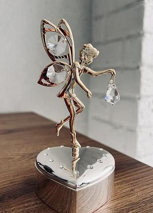 Шкатулка для украшений swarovski фея 13 см 1601849