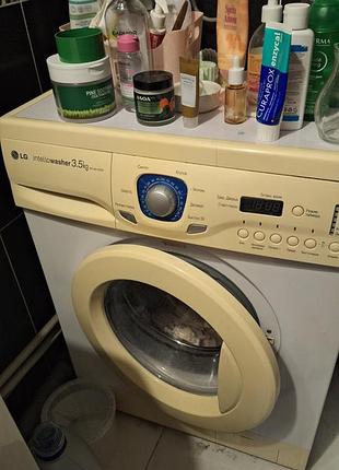 Узкая автоматическая стиральная машина lg intellowasher 3.5 kg (модель wd-80150sp).