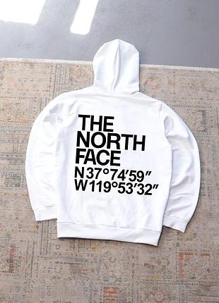 Худи белый tnf-координаты осень
