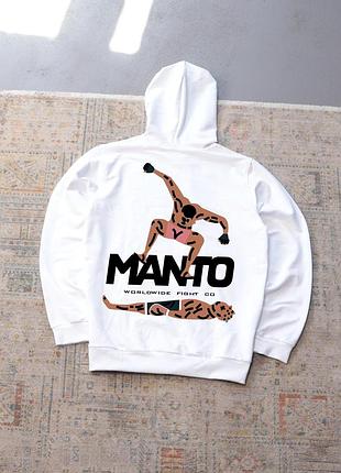 Худи белый manto- stomp осень