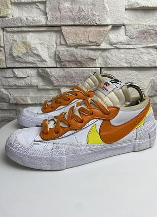 Оригінальні кросівки  nike blazer x sacai low