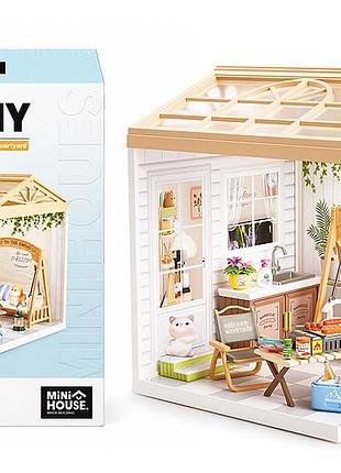 Конструктор-румбокс 8010 патіо серії "інтер'єр" зі світлом mini house
