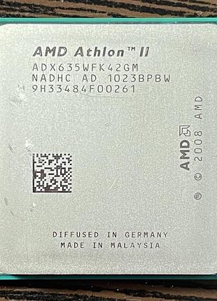 Процесор amd athlon ii x4 635 4 ядра 4 потоки am3 2.9 ггц 95 вт б/в