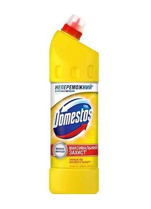Чистое средство 1000 мл (лимонная свежесть) тм domestos