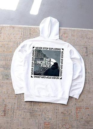 Худи белый tnf-(gruschovka) осень