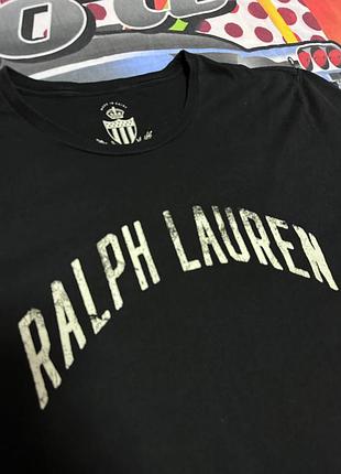 Оригинальная винтажная футболка polo jeans co. ralph lauren xxl (spellout / 67)