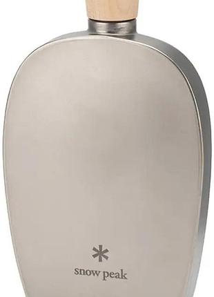 Фляга snow peak tw-115 titanium flask 250ml