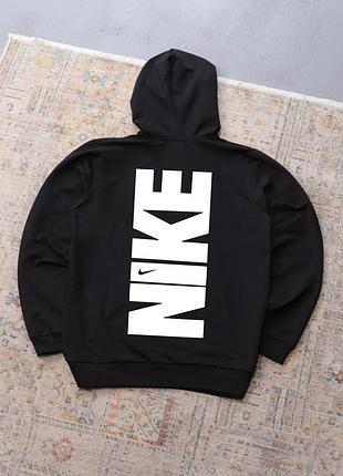 Худі чорний nike-надпис вел осінь