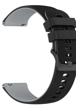 Ремінець ribby для smart watch 20mm (black / red) 00068676