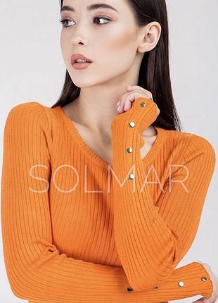Лонгслів , гольф трикотаж рубчик бренд solmar , солмар кофта