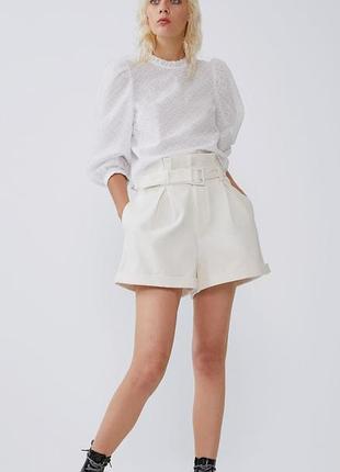 Білі шорти zara