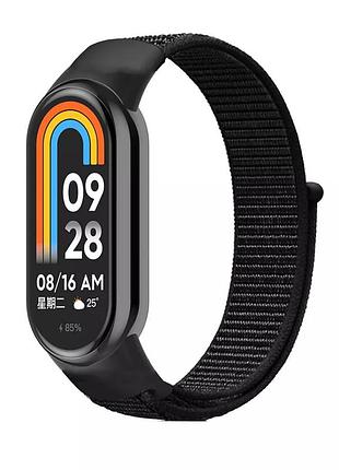 Ремінець nylon loop xiaomi mi band 8 ; 9 ; 10 black 789477