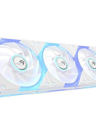 Корпусные вентиляторы asus rog eurux gr120 fan 3 pack 120 мм 2600 об/мин argb white (90da00j3-b09020)